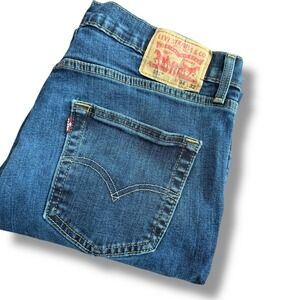 Levi Strauss & Co 511 Mens Slim Fit Jeans Blue Wash 34x32